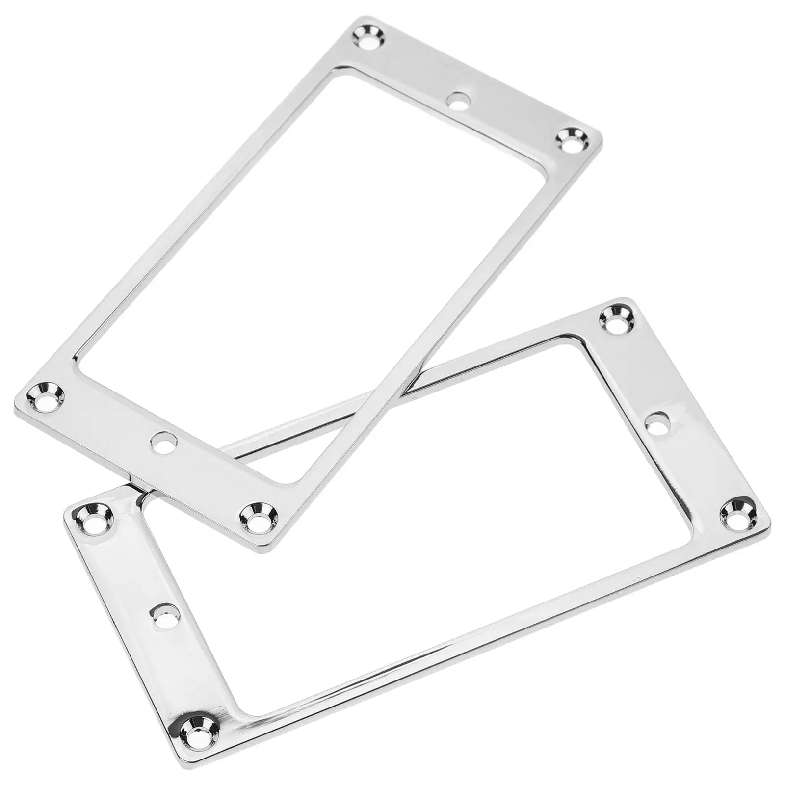 

2 Pcs Pickup Frame Iron Cover Guitar Truck Electric Replacement Part Sound Pickups