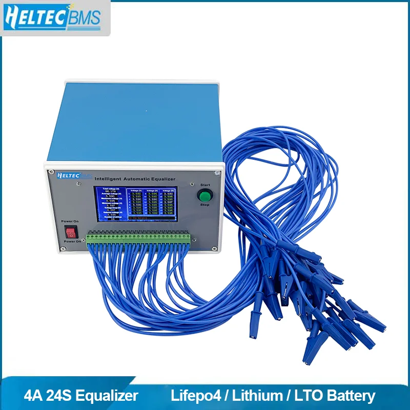 2~24S 4A  battery tester for Lipo/Lifepo4/LTO tester lifepo4 Equalizer 1.5-4.5V batterry balancer maintenance/Repair psu tester