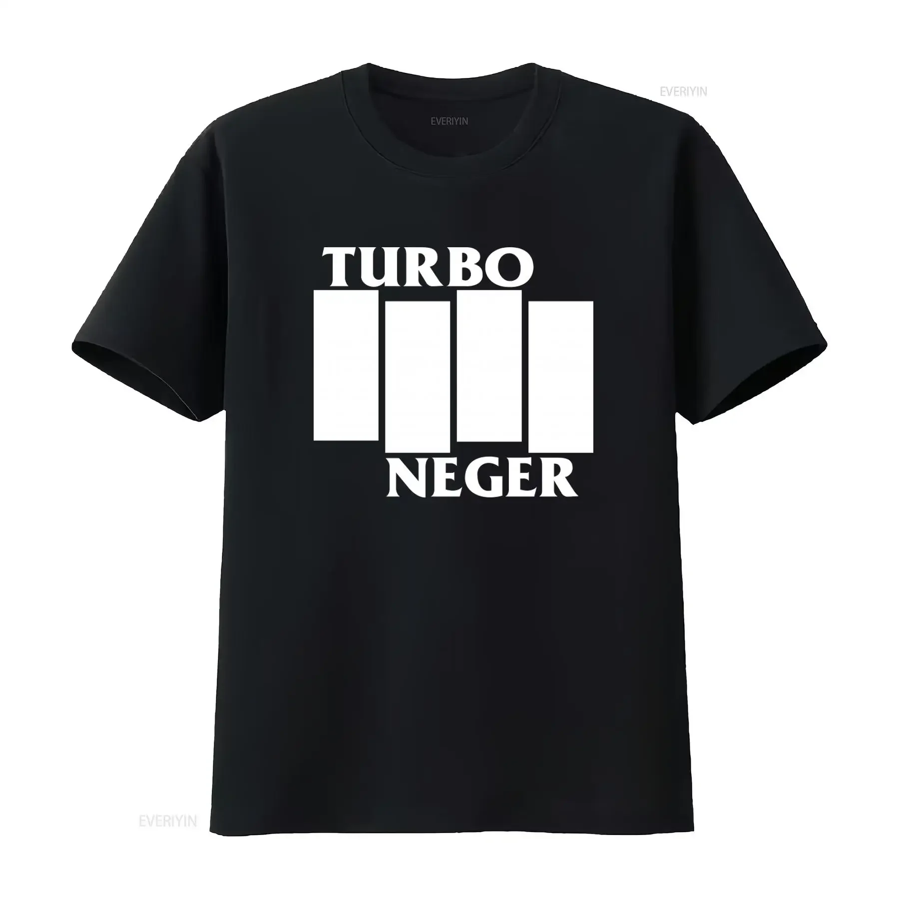 Turbo Neger T Shirt Stylish Turbonegro Design for Men vintage Washed Slightly Top For Everyday Wear Comfortable homme Versatile