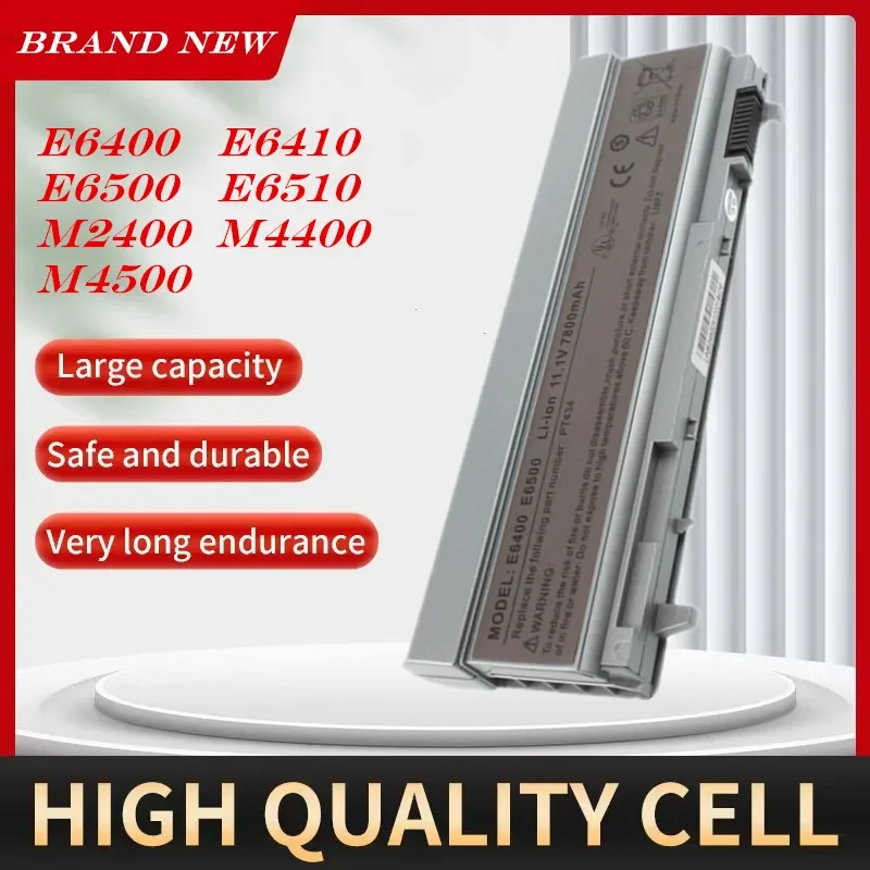 

Laptop Battery For DELL Latitude E6400 E6410 E6500 E6510 4P887 C719R DFNCH FU571 KY265 KY477 NM631 PT434
