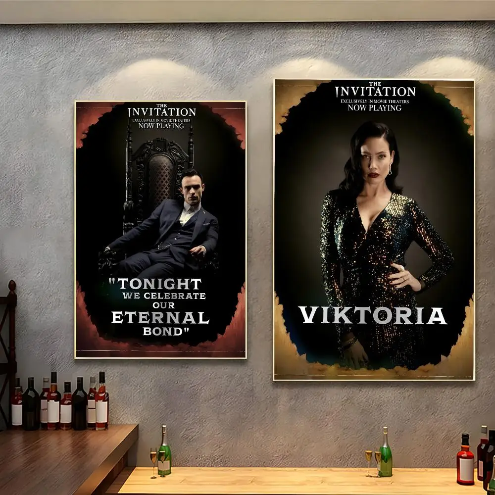 Horror movie The Invite Poster Peel And Stick Indoor Bedroom Wall Decor Aesthetic Gift