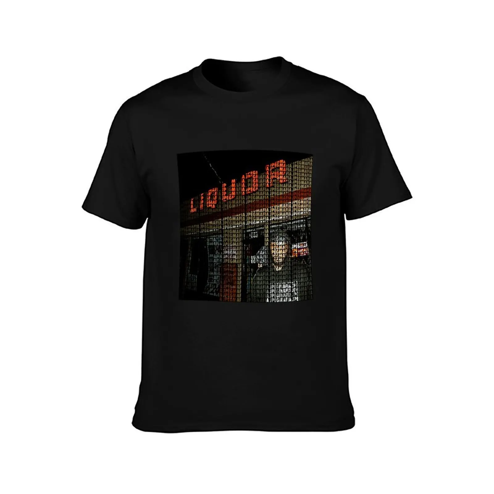 JPEGMAFIA LP! (OFFLINE) Text Design T-Shirt Basic Short Sleeve Cotton Blend T-Shirt