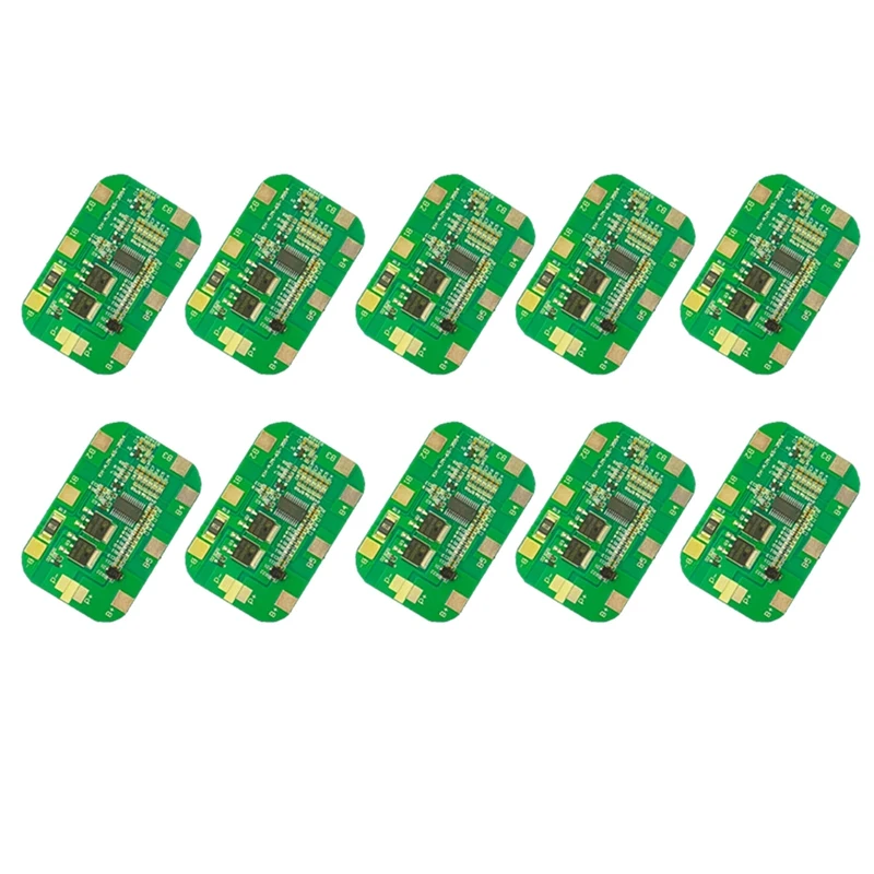 10Piece BMS Lithium Battery Protection Board Integrated Circuit Protection Board Pcb Green