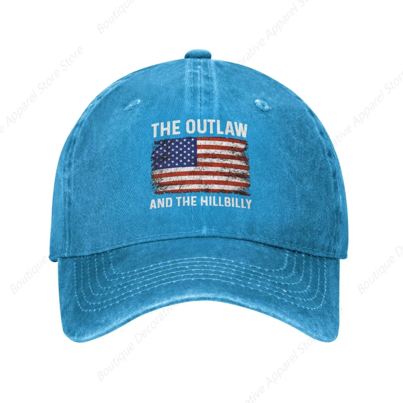 Outlaw Hillbilly 2024 Flag Hat Outlaw Hillbilly 2024 Hat Red image 5