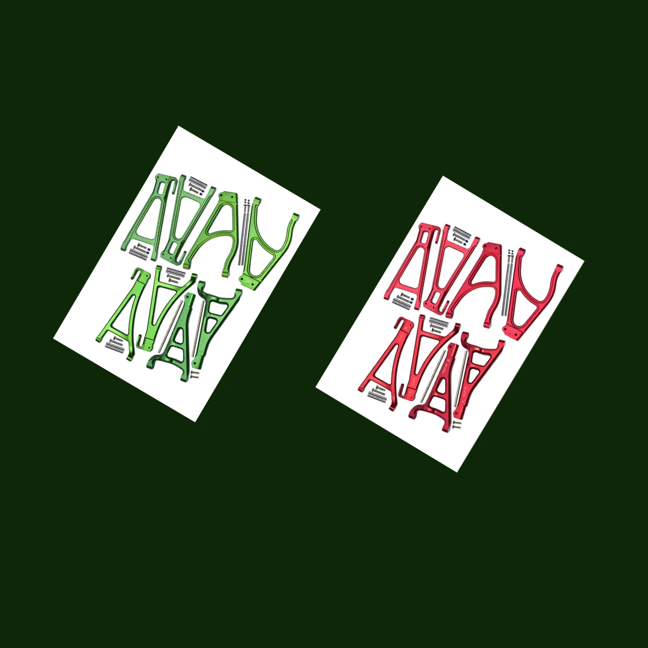 

Алюминиевый полный комплект рычагов подвески GPM для TRAXXAS 1/10 E-Revo 2.0 8631+8632+8633+8634