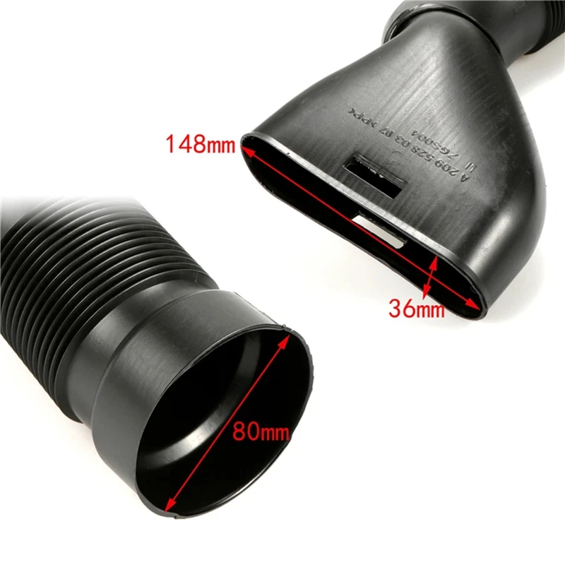 메르세데스 벤츠 W209 CLK 시리즈용 자동차 공기 흡입 덕트 호스, 흡기 매니폴드, 자동차 부품 흡입 파이프