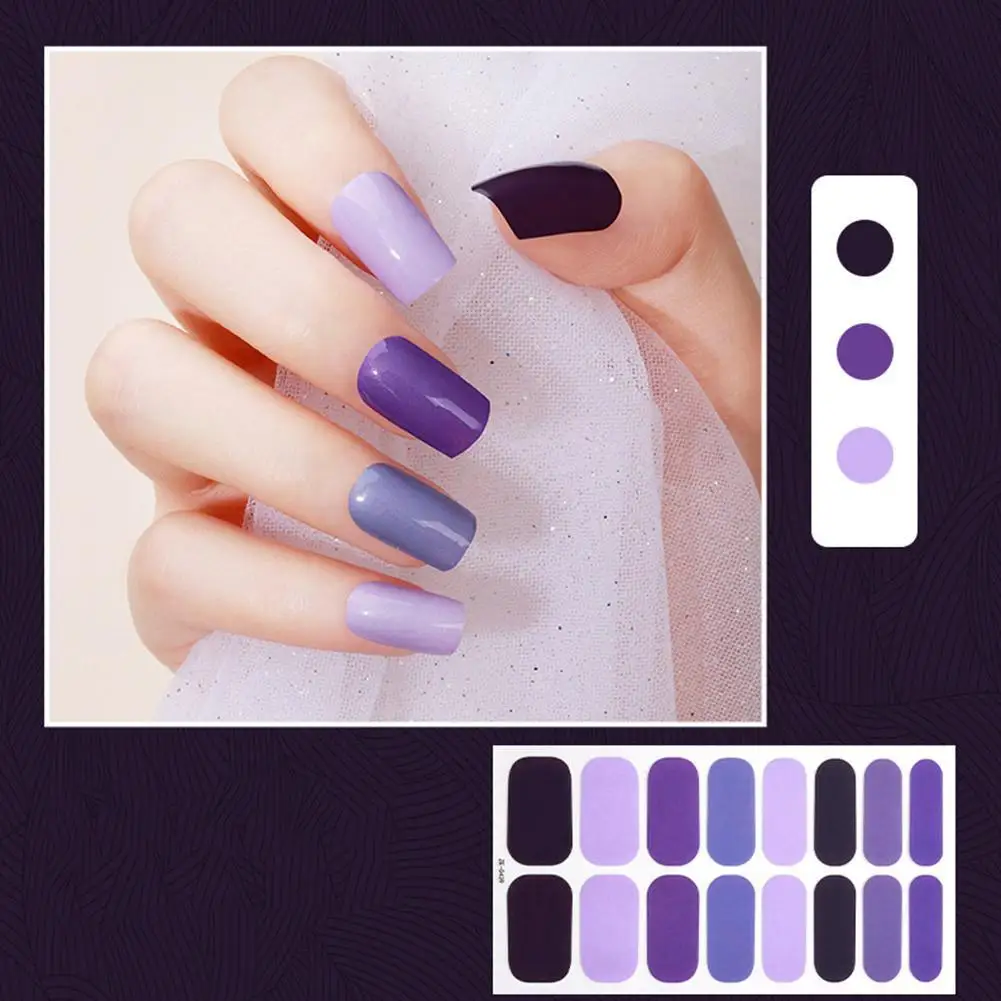 Manicure Decor Semi-Uitgeharde Gel Design Stickers Mode Sticker Decor Accessoires Benodigdheden Voor Diy Koreaanse Manicure Ontwerp D9z3