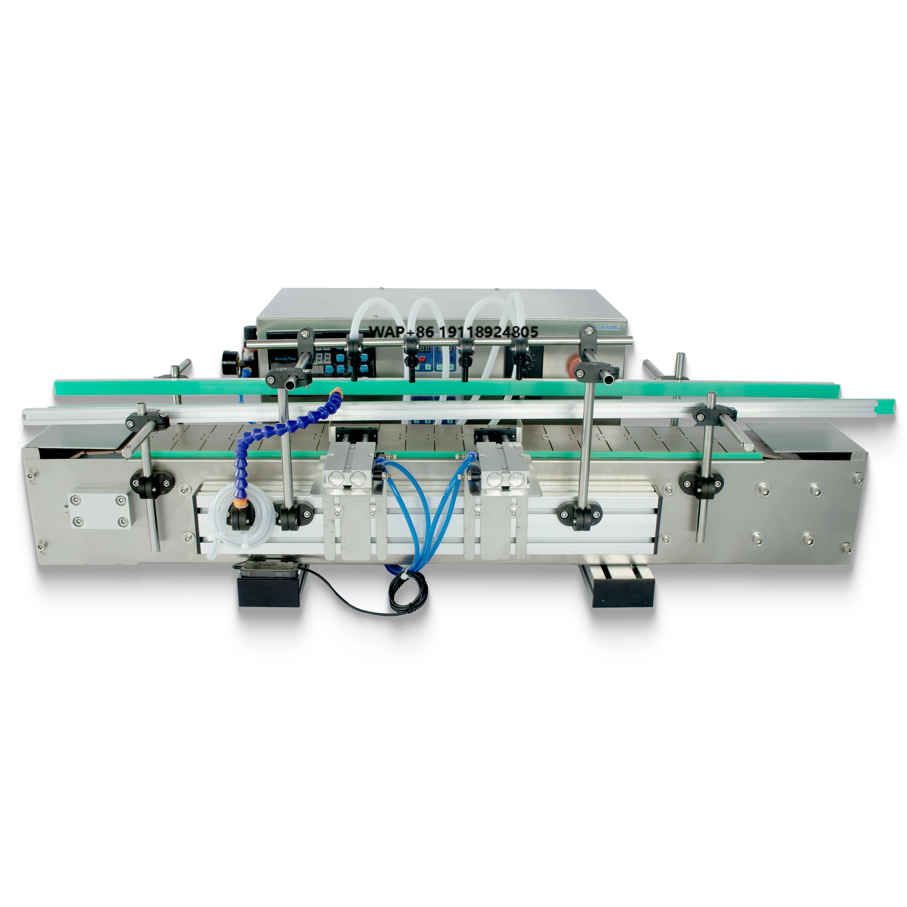

Desktop Conveyor Liquid Quantitative Filling Machine Conveyor Belt Smart Filler Two Heads Batch Production Water Injector