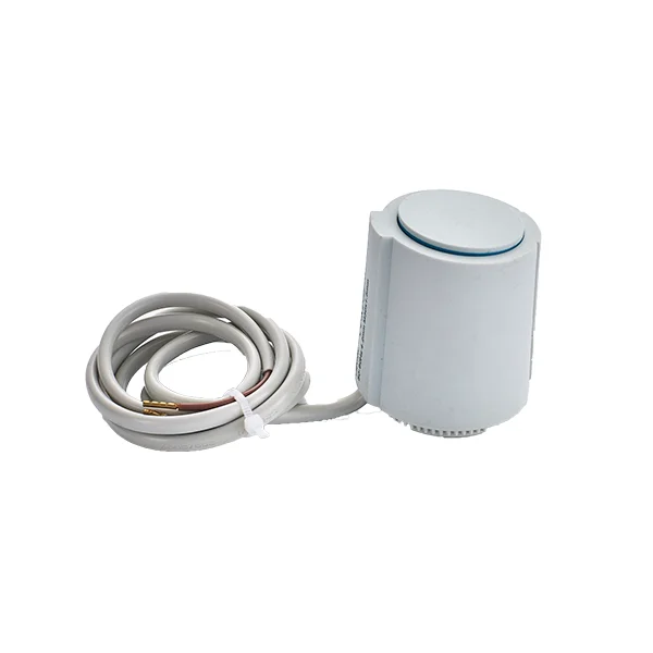 AC230V  / 24V Normal Closed Water Floor Heating Manifold Detachable Head Thermal Actuator