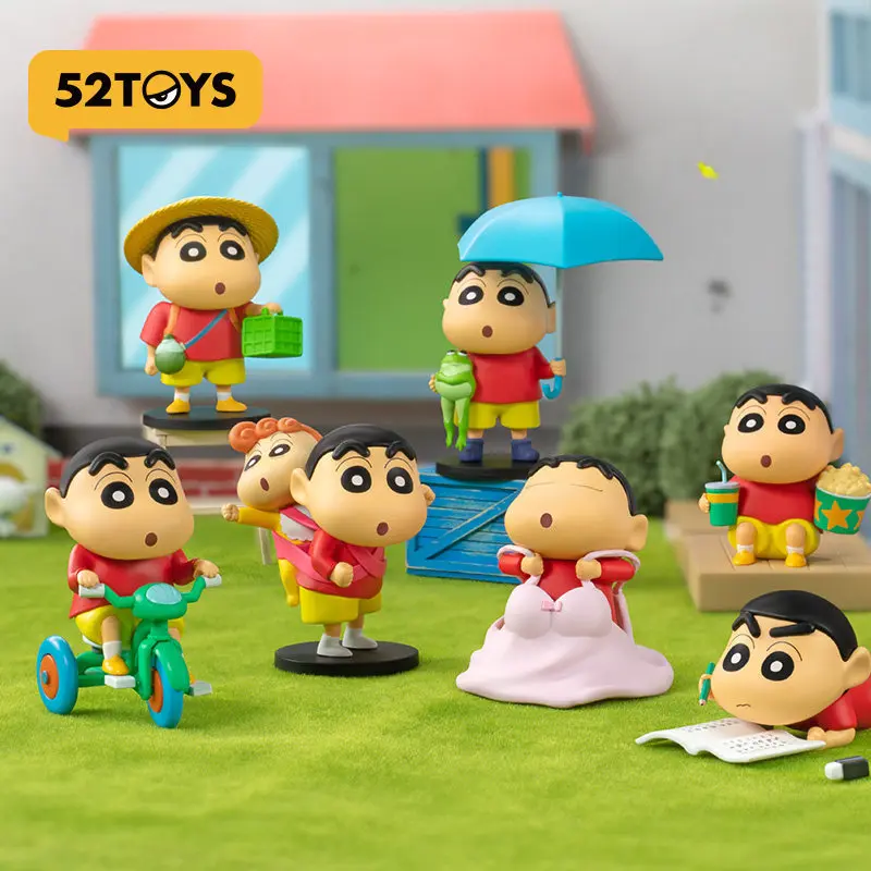 

Коллекционная фигурка 52TOYS Crayon Shinchan Daily Series 3 в слепой коробке, модная игрушка, украшение для рабочего стола, подарок для коллекционеров аниме
