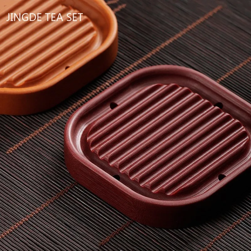 1Pc Bakelite Board Teacup Pad Placemats Decor Heat Resistant Coffee Coasters Square Teapot Drink Mat Kitchen Tea Sets Supplies