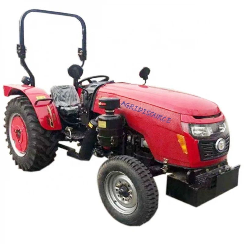 durable：Buy small agricultural machinery tractor parts four wheel tractor with front end loader and backhoe for sale