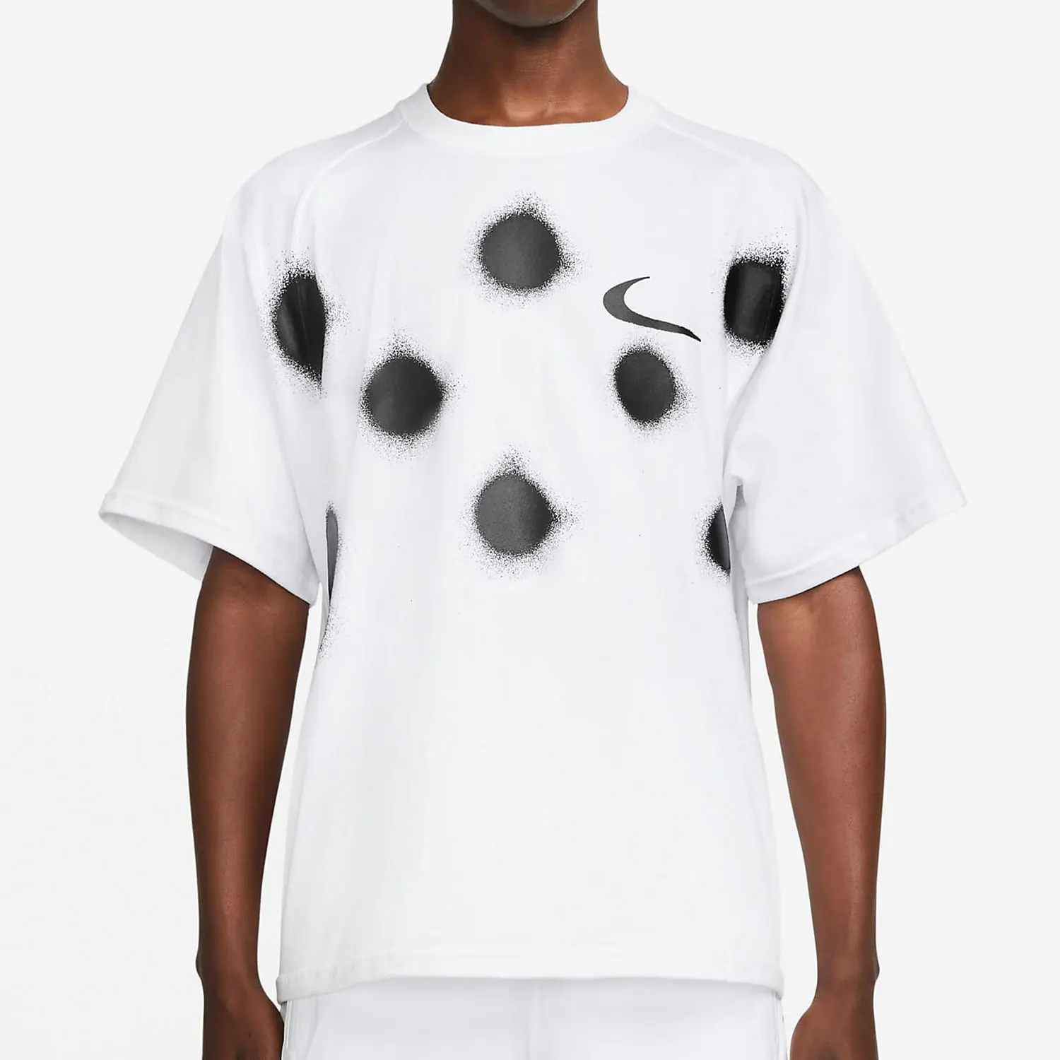 

Оригинальная дышащая футболка Nike X OFF-WHITE Joint для мужчин и женщин с круглым вырезом CU2477-100