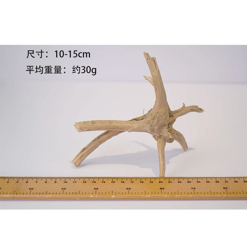 1PC Natural Driftwood Tree Trunk Micro Landscape Reptile Cylinder Fish Tank Ornament Aquarium Decoration Cuckoo Roots Dead-wood