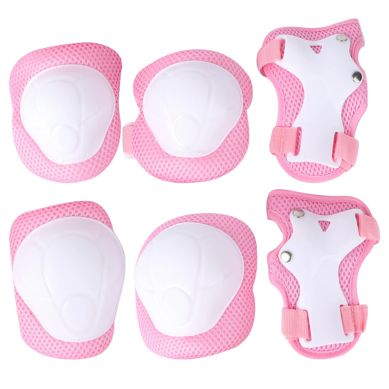 

Skateboard Protective Gear Kids Cycling Roller Skating Knee Pads Elbow Pads Wrist Guards Adjustable Straps Hard Shell Multi