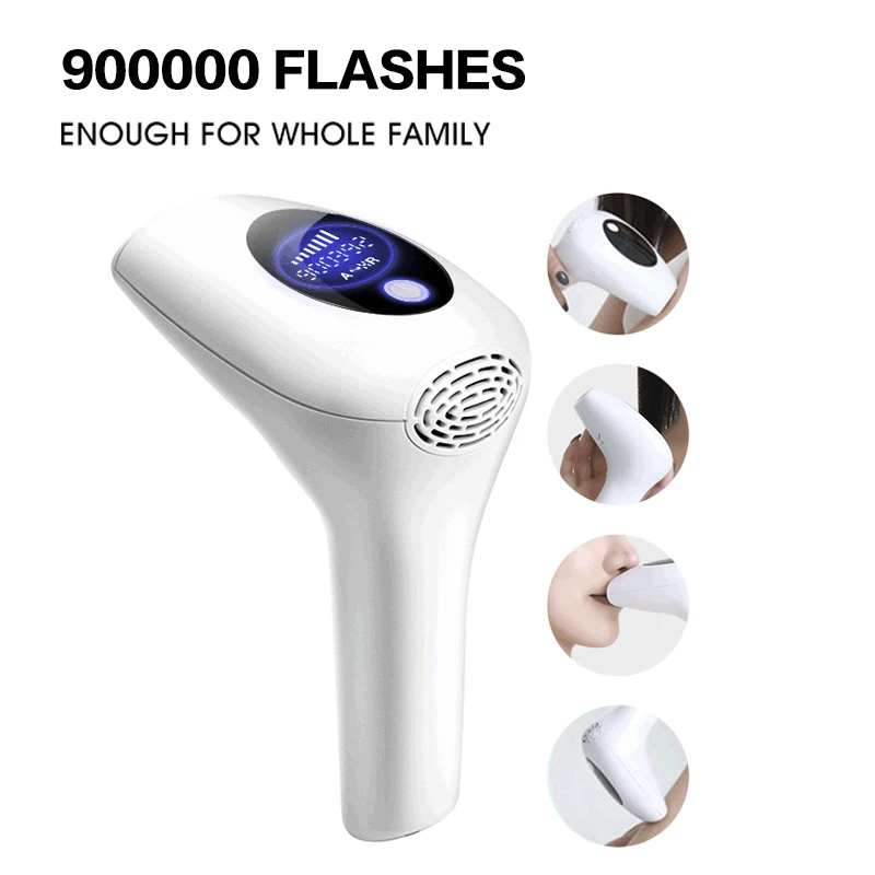 

900000 Flashes IPL Laser Epilator Women Painless Laser Hair Removal Depiladora Electric Epilator Machine for Facial Body Bikini