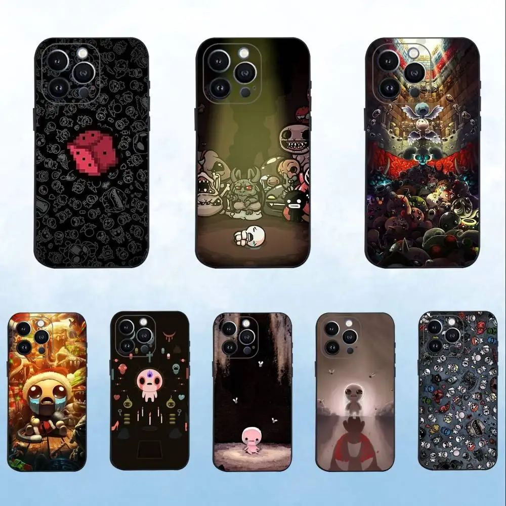 

Game The Binding of I-Isaac Phone Case For iPhone 16,15,14,13,12,11 Plus,Pro Max,XS,X,XR,SE,Mini,8,7,Soft Silicone Black Cover