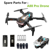 A88 Pro Drone Accessories 3.7V 1800mAh 3600mah Battery / protect Frame / Propeller Maple Leaf Use For A88 Pro Drone Spare Parts