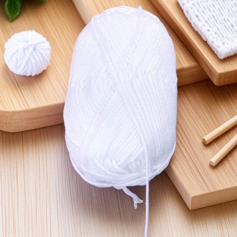 

50 G Milk Cotton Yarn Slub Crochet Simple Yarns for Crocheting Knitting Wool