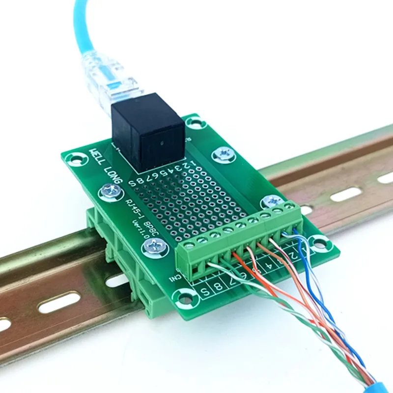 

RJ45 8P8C Jack 1-Way network conne Breakout Board,Terminal Block