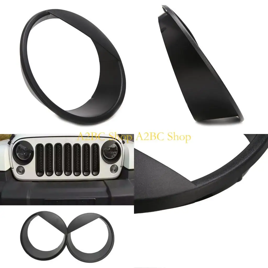 

A2BC Front Headlight Cover Trim with fits for for Wrangler 2007