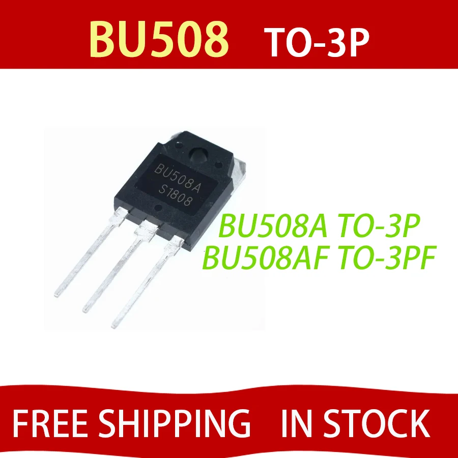 5 peças bu508 TO-3P bu508a bu508af TO-3PF