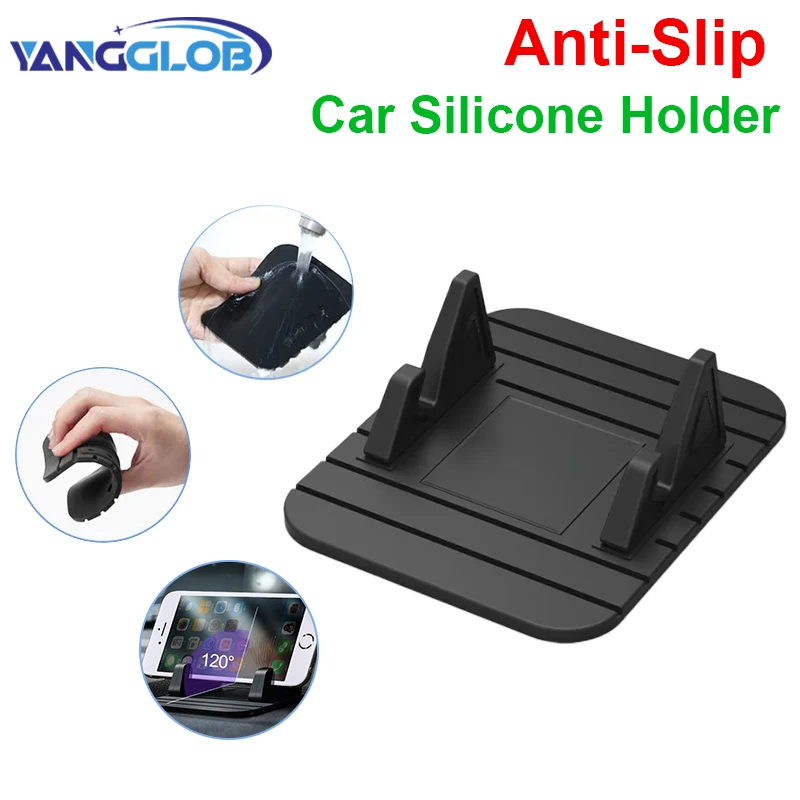 

Противоскользящий автомобильный силиконовый держатель, коврик для приборной панели, подставка для телефона, GPS-кронштейн для iPhone, Samsung, Xiaomi, Huawei, универсальный