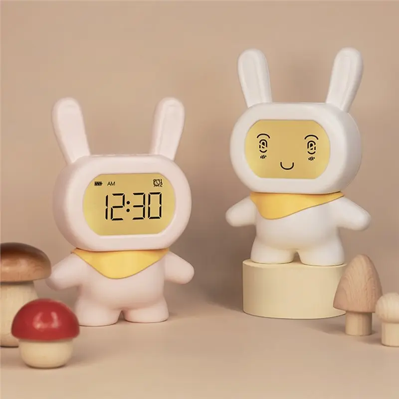 ABVJ-Multi-Functional Little Flying Alarm Clock, Bedside Clock,Student Study Night Light Countdown,Snooze Clock