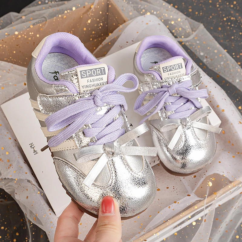 

Children Boys Girls Leopard Horse Hair German Trainer Sneakers Toddler Kid Light Breathable Sports Running Shoes for kids 2026