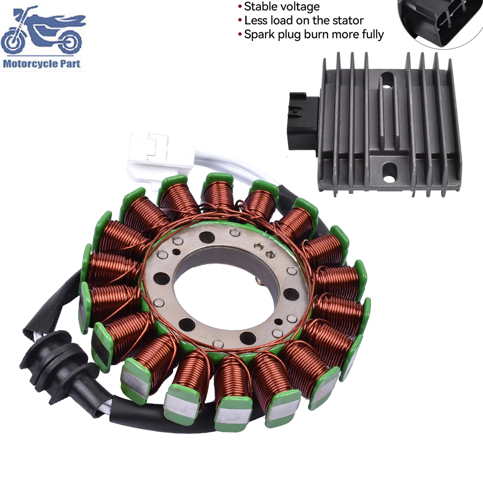 

2C0-81410-00-00 Engine Stator Coil+Voltage Regulator rectifier For Yamaha YZF R6 YZF600 YZF 600 Voltage YZF-R6 YZFR6 2006-2013