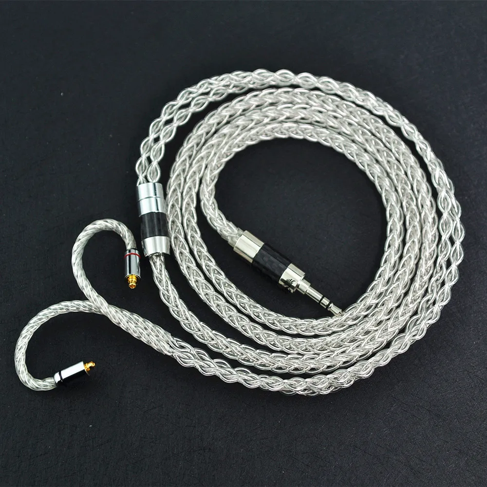 8-core 5N pure silver MMCX 0.78 black Oriole Xie LAN figure 2.5 balance 4.4 headset upgrade cable