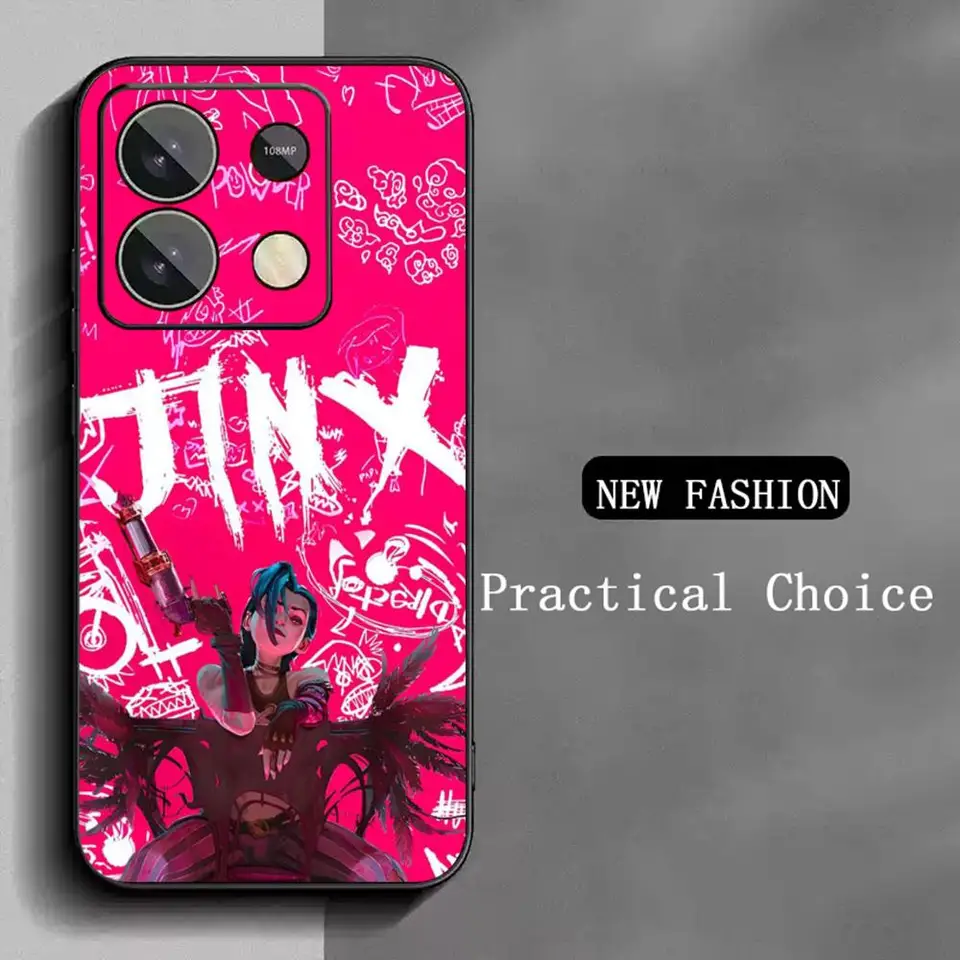 Fashion cool Arcane JinX pattern Phone Case For Redmi Note 14 13 12 11 Pro Plus S 5G 14C A3 Soft Black Phone Cover - AliExpress 202192403 Fashion cool Arcane JinX pattern Phone Case For Redmi Note 14 13 12 11 Pro Plus S 5G 14C A3 Soft Black Phone Cover - AliExpress 202192403