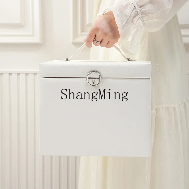 CLL multi-layer drawer jewelry box earrings storage jewelry box