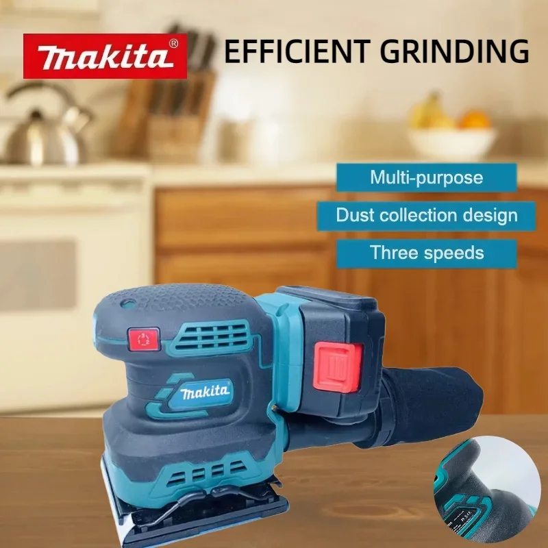 

Makita Cordless Random Orbit SanderPolishing Machine 18V Professional Lithium-Ion Battery Brushless Speed Control