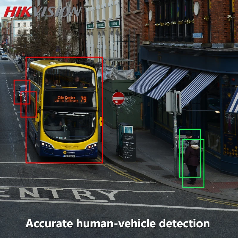 Hikvision Colorvu POE IP Camera 4MP Support  Human and Vehicle Detection Security Protection System Outdoor CCTV DS-2CD1047G2-L