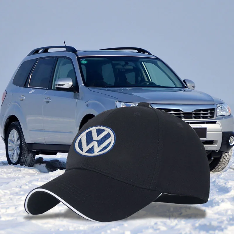 New black Car Volkswagen Logo Baseball Cap Casual Sandwich Caps Men Women Adjustable Hat Outdoor Fashion For Volkswagen VW MK7