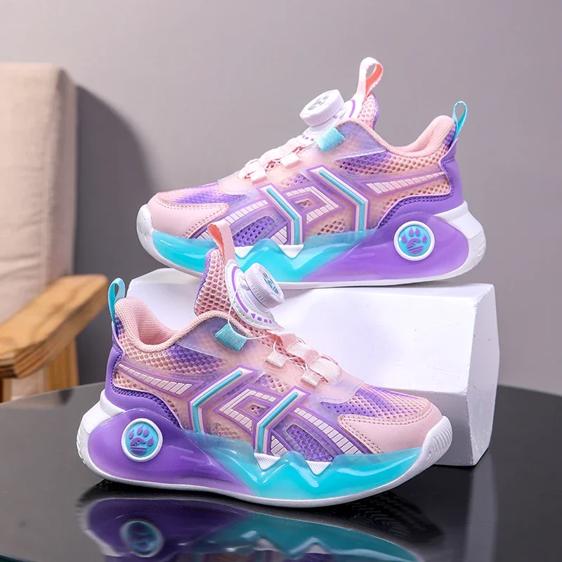 รองเท้าแฟชั่นสำหรับเด็กรองเท้ารองเท้าผ้าใบสำหรับเด็กผู้ชายพื้นหนาสำหรับไปโรงเรียนเทนนิสรองเท้าลำลองสำหรับเด็กผู้ชายรองเท้ากีฬา