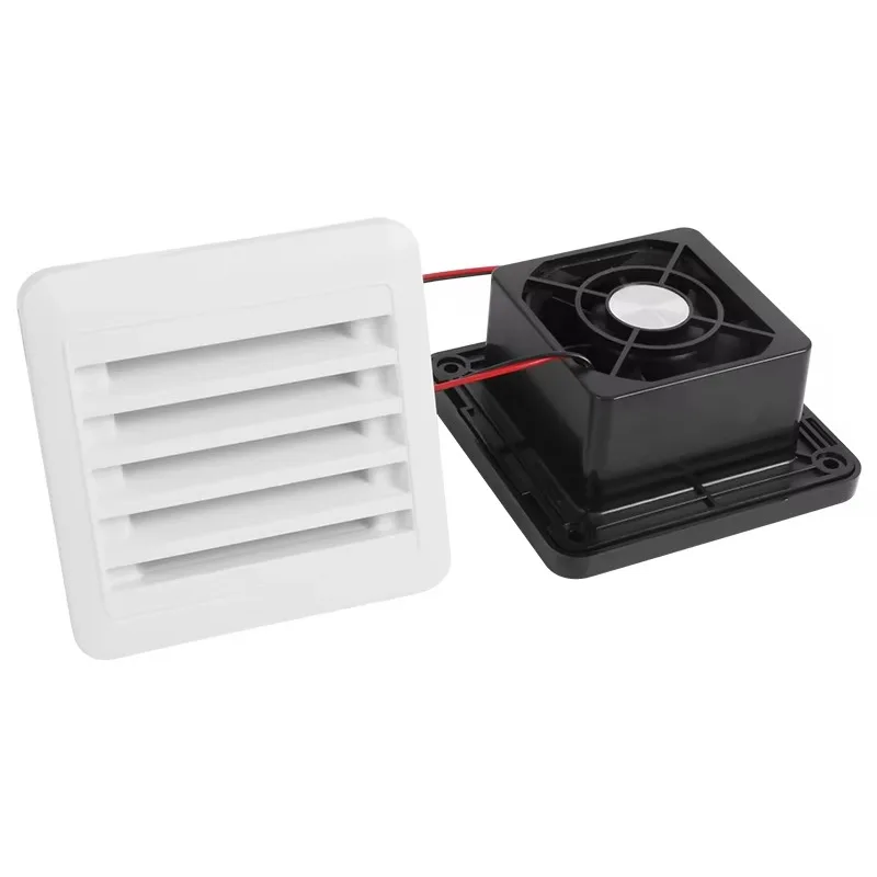 STLF TYTXRV مصنع مادة مقاومة للأشعة فوق البنفسجية شبكة واقية تصميم مقاوم للحشرات 12 فولت 93*93*45 مللي متر صغير مقاوم للماء RV فان تنفيس #4