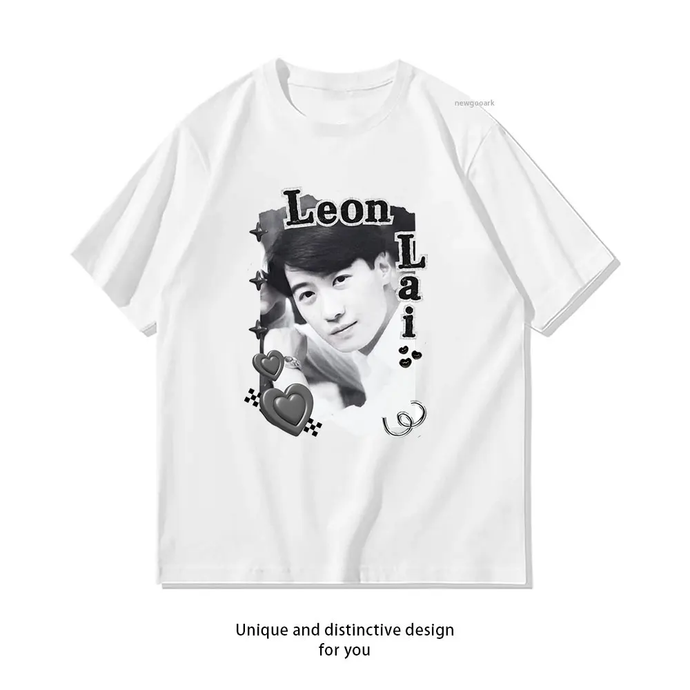 Leon Lai Chinese Actor Cdrama Chinese Entertainment T-shirt woman man Casual cotton printed t shirts Adult Breathable