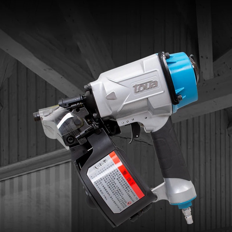 Imagem -04 - Nailer Cn55 Cn70 da Bobina da Pálete Pneumático Nailer Pistola de ar Prego para Madeira Trabalhando Móveis Embalagem Caixa Ferramenta