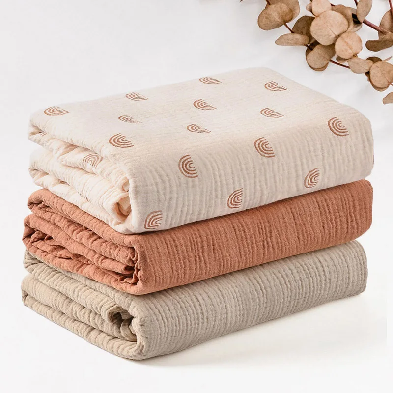 Cotton Gauze Muslin Baby Blanket Super Soft Newborn Quick Dry Boy Girl Kids Bath Towel Baby Stroller Blanket Cover