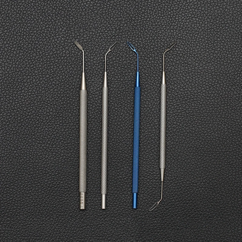 Ophthalmic Microinstruments Crystal Core Crusher Plate Core Crusher Knife Double Head Left And Right Small Incision Stainless St