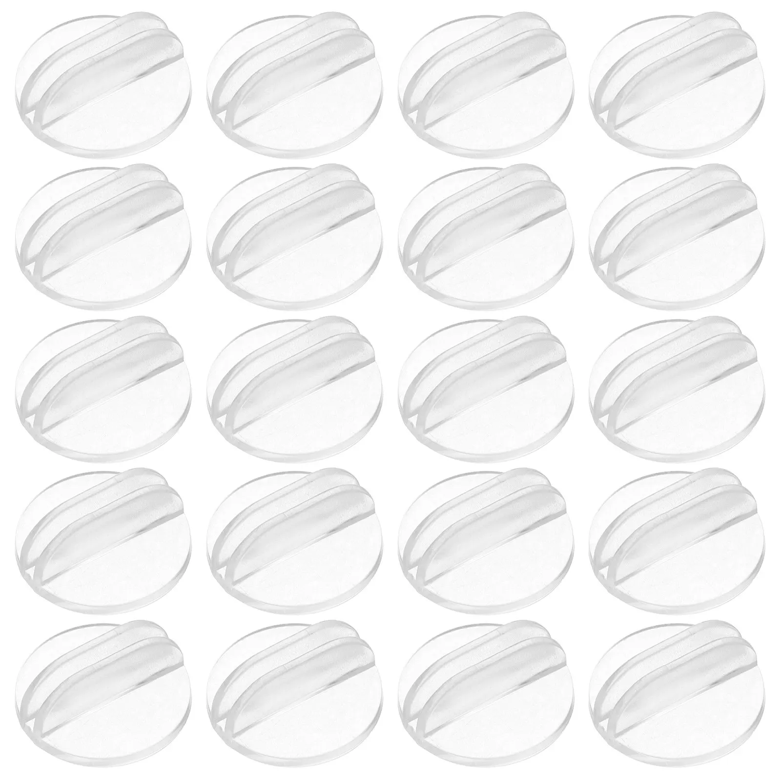 

50 шт. пластиковых прозрачных зажимов для карт для настольных игр, легко моются, идеально подходят для хранения и демонстрации карт