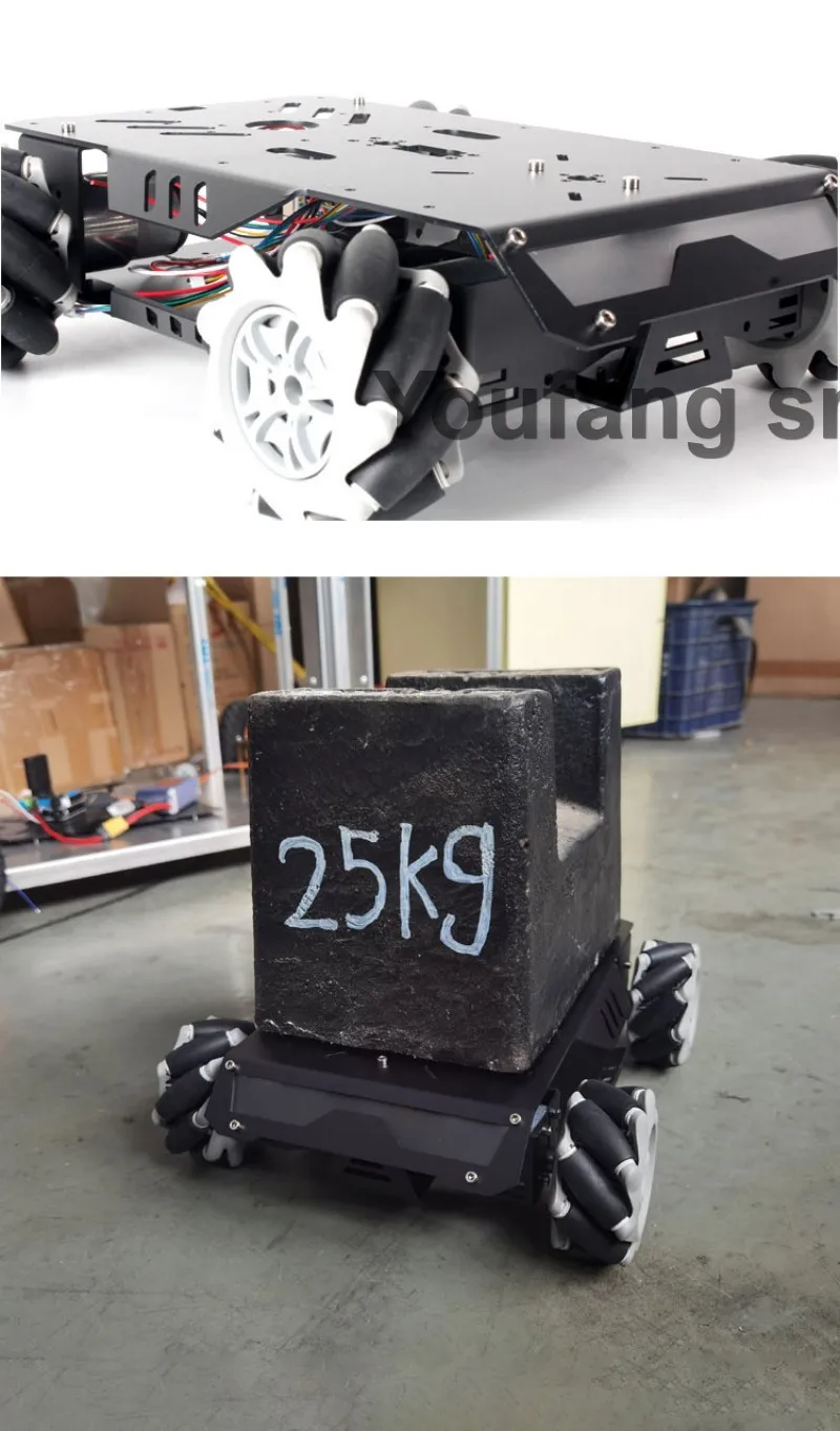 10-25Kg Last RC Tank V3 3D 4WD Mecanum Rad Roboter Auto Für Arduino Roboter DIY Kit mit Motor Ps2 Griff ESP32 Programmierbare Roboter – Detail 17