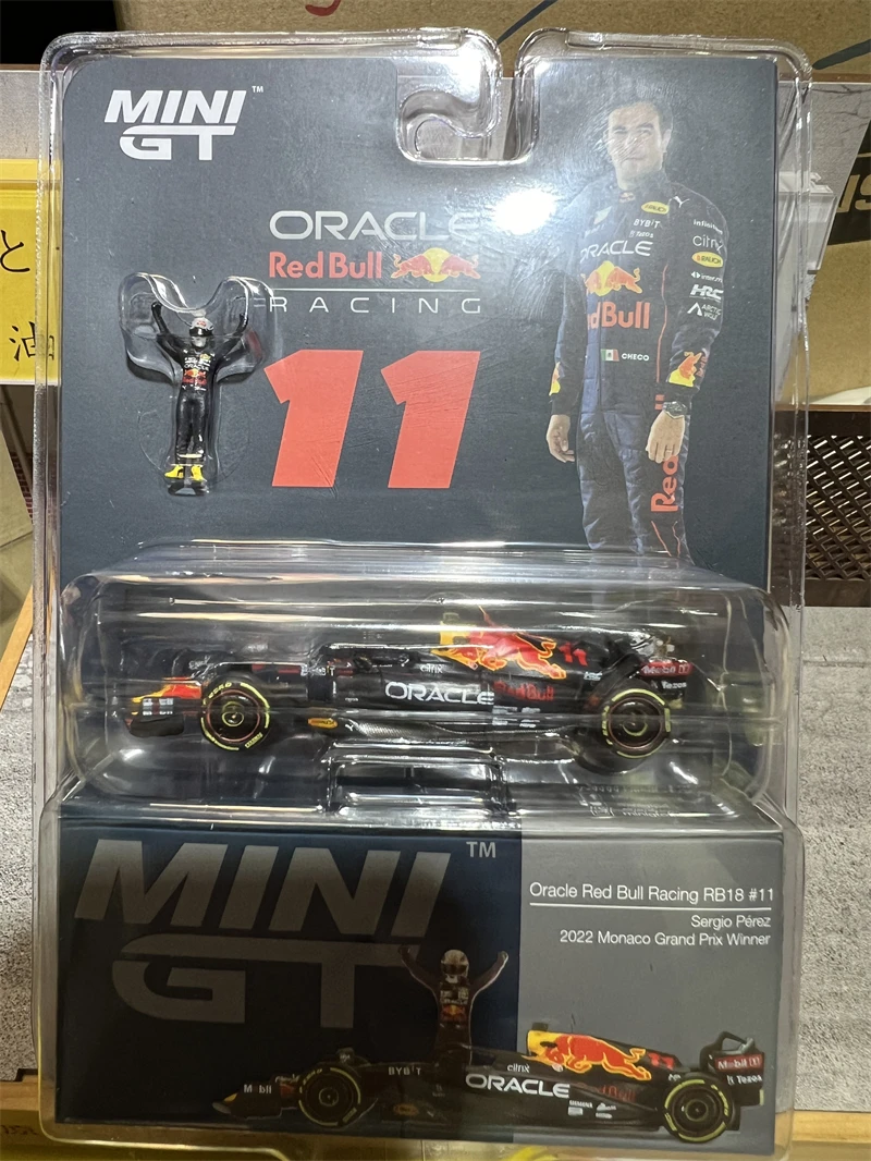 

TSM MINIGT 1/64 # 551 Racing RB18 #11 Die-cast alloy car model collection display gifts