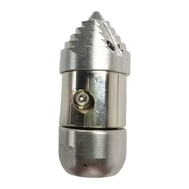 20L/Min Rotating High Pressure Stainless Steel Sewer Jet Nozzle Cleaning Tips 1/4 Quick Connector Pipeline Dredging Water