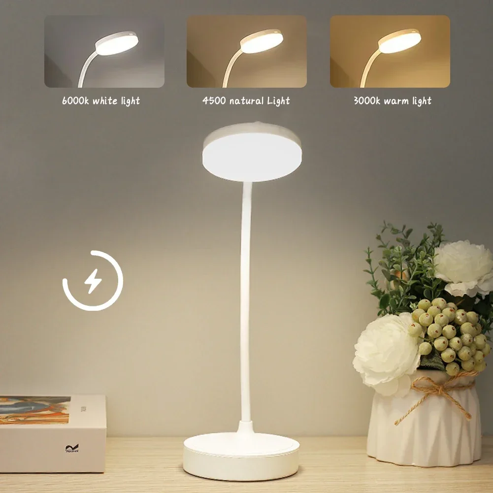 

Dimmable LED Desk Lamp Touch Table Lamp USB Plug-in Night Light Touch 3 Gear Dimming Portable Book Reading Lamp