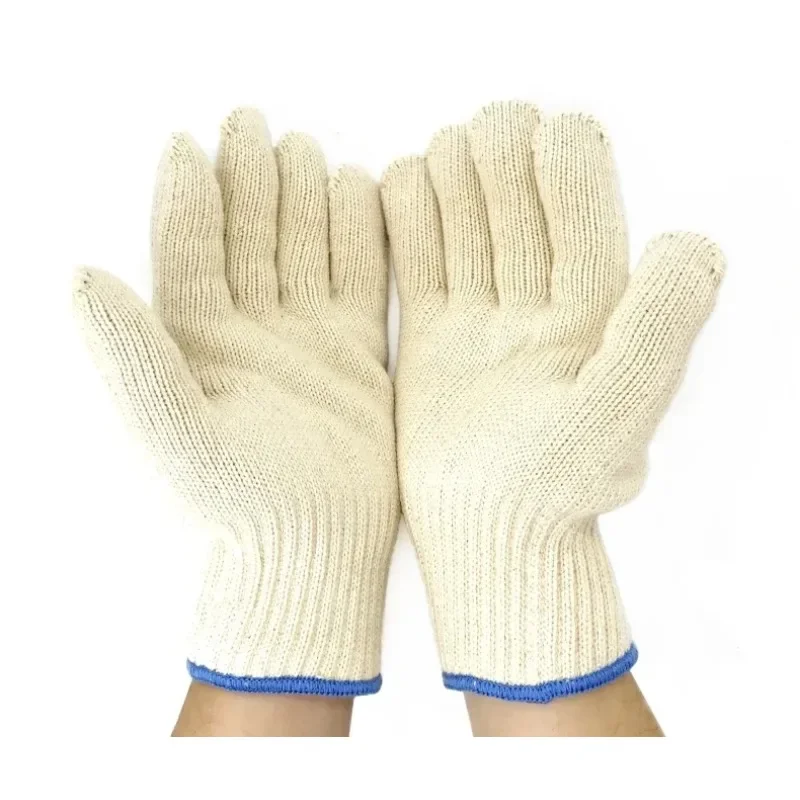 High Quality Thicken Double Cotton 500 Celsius Super Heat Resistant Anti Burn Heatproof Gloves Oven Kitchen Protection