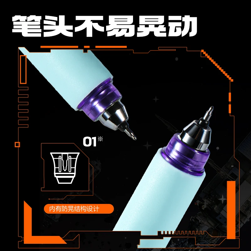 ديلي 4/8 قطعة 0.5 مللي متر الحبر الأسود التجفيف السريع هلام أقلام اللوازم المكتبية القرطاسية توقيع القلم مدرسة طالب لوازم هدية #3