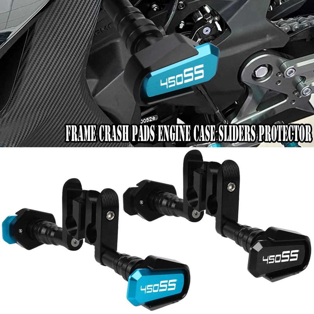 

FOR CFMOTO 450SR 450SS 450SRS 450NK 2022-2025 2024 Engine Protection Cover Frame Sliders Crash Pad Falling Protector Guard